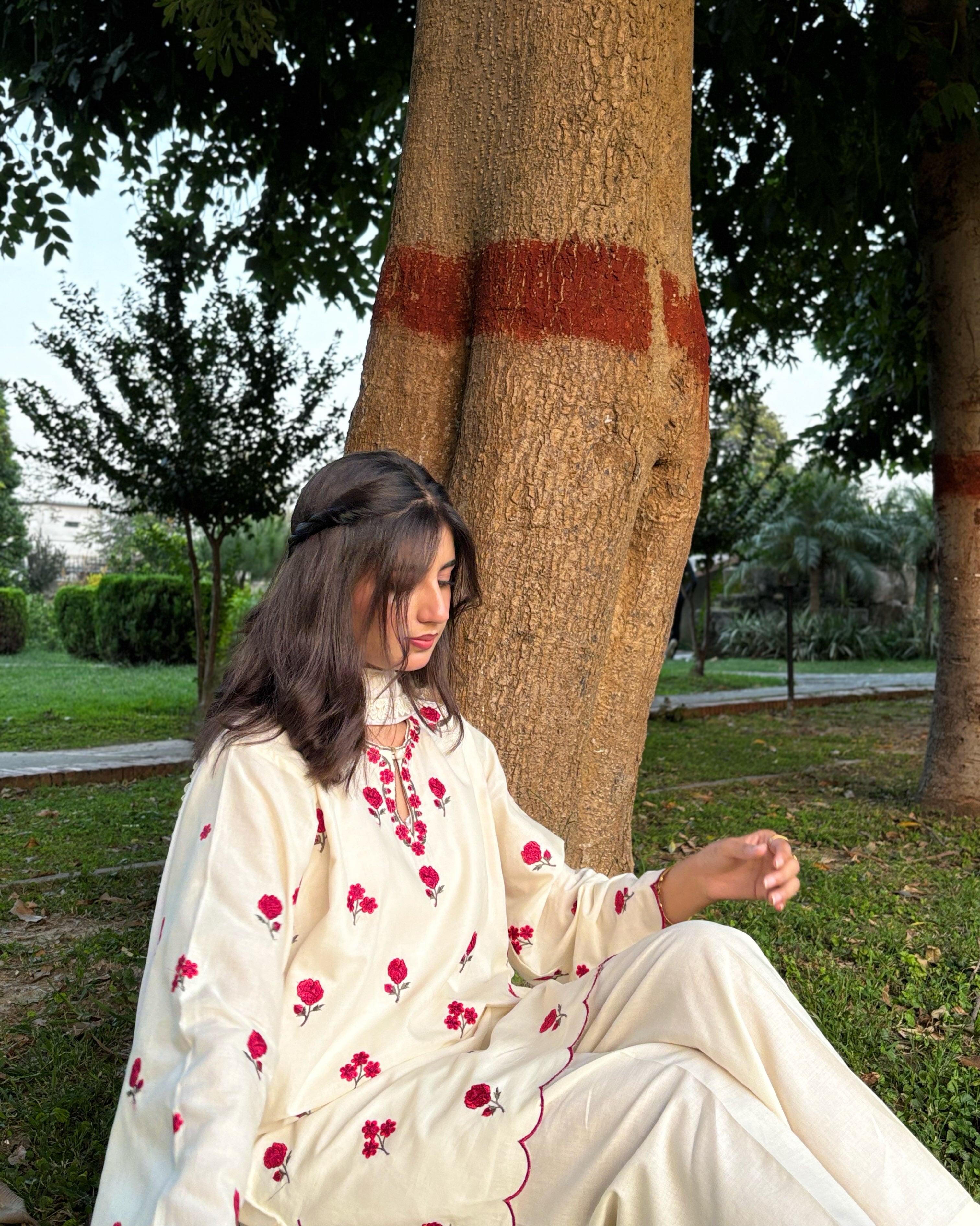 Surkh Gul 2PC – Premium Cotton Dress for Women