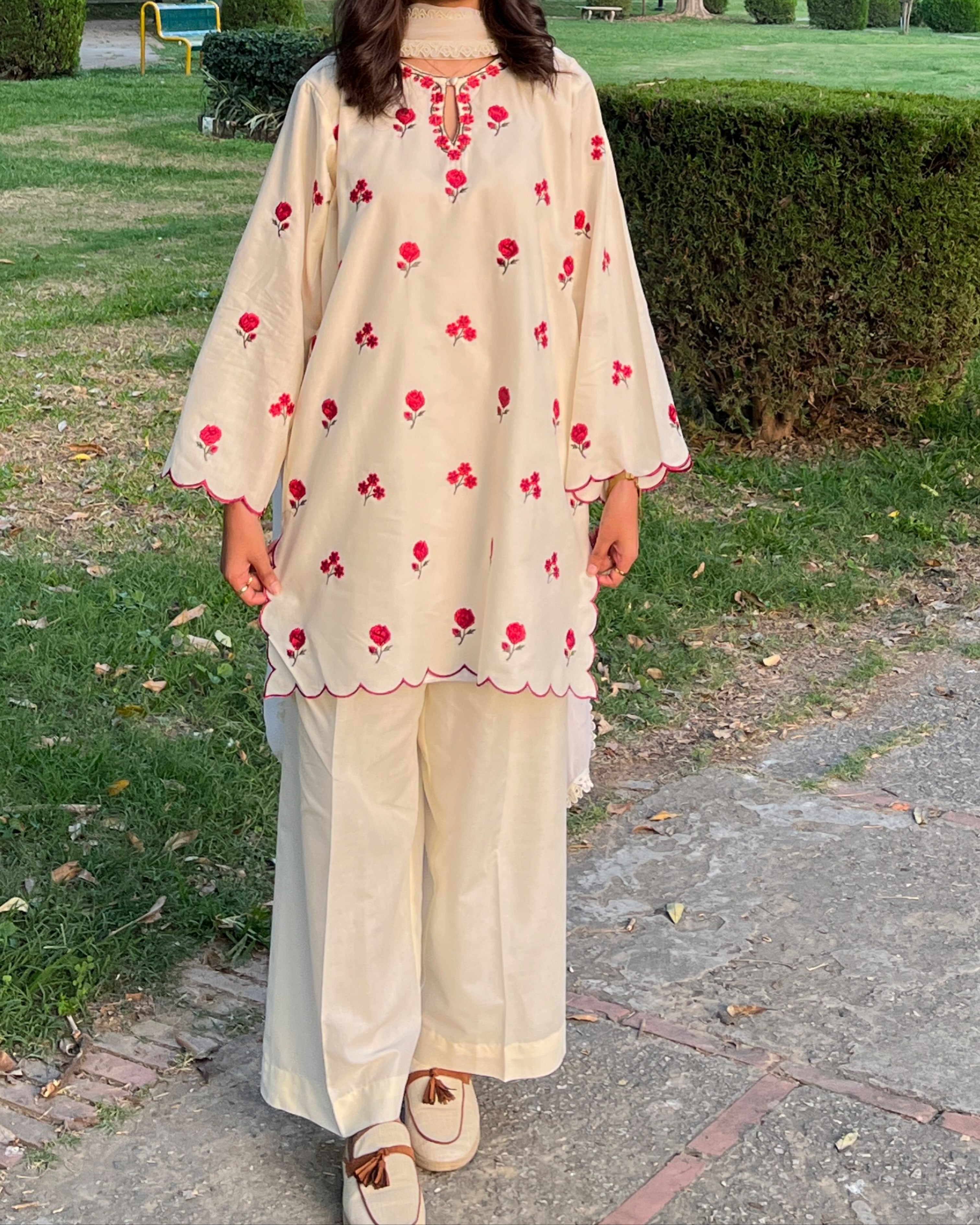 Surkh Gul 2PC – Premium Cotton Dress for Women
