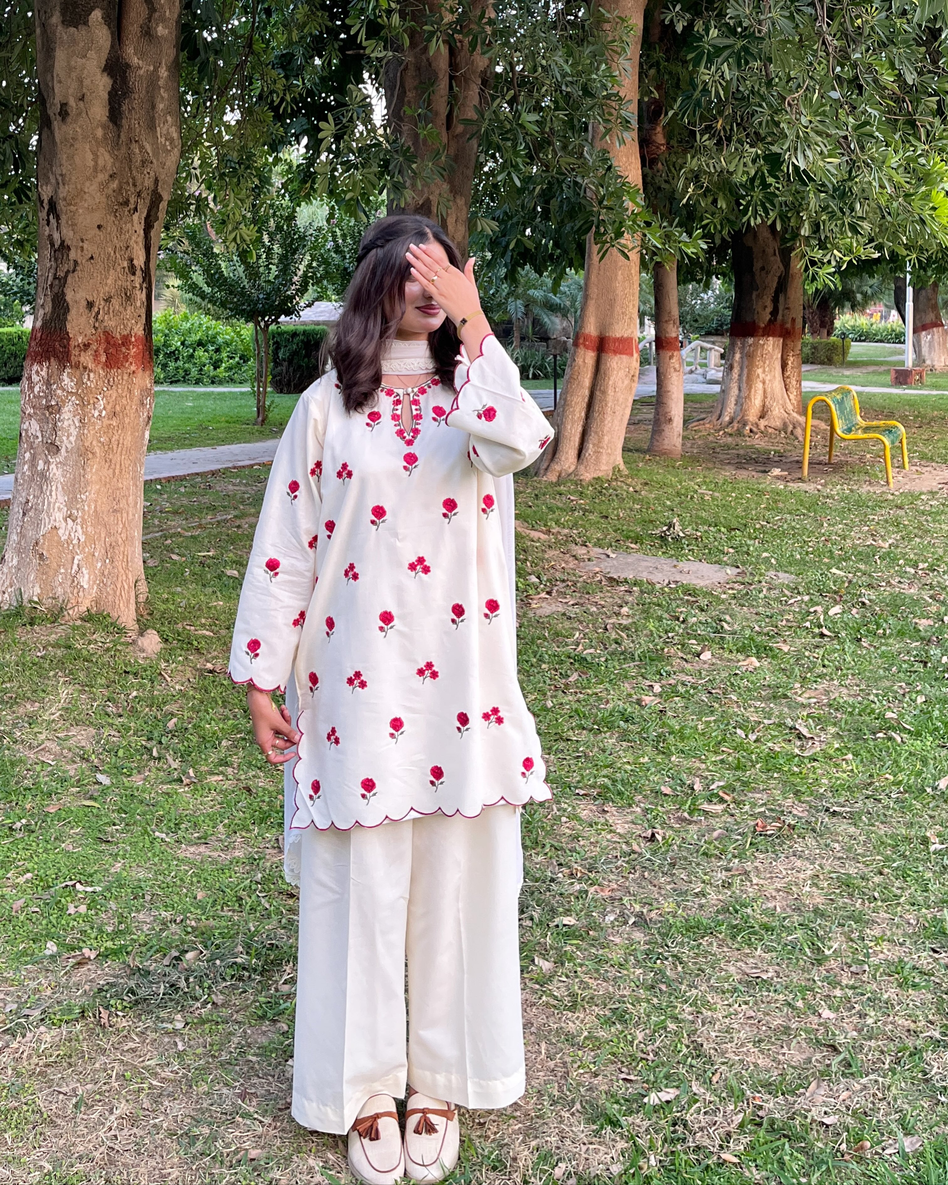 Surkh Gul 2PC – Premium Cotton Dress for Women