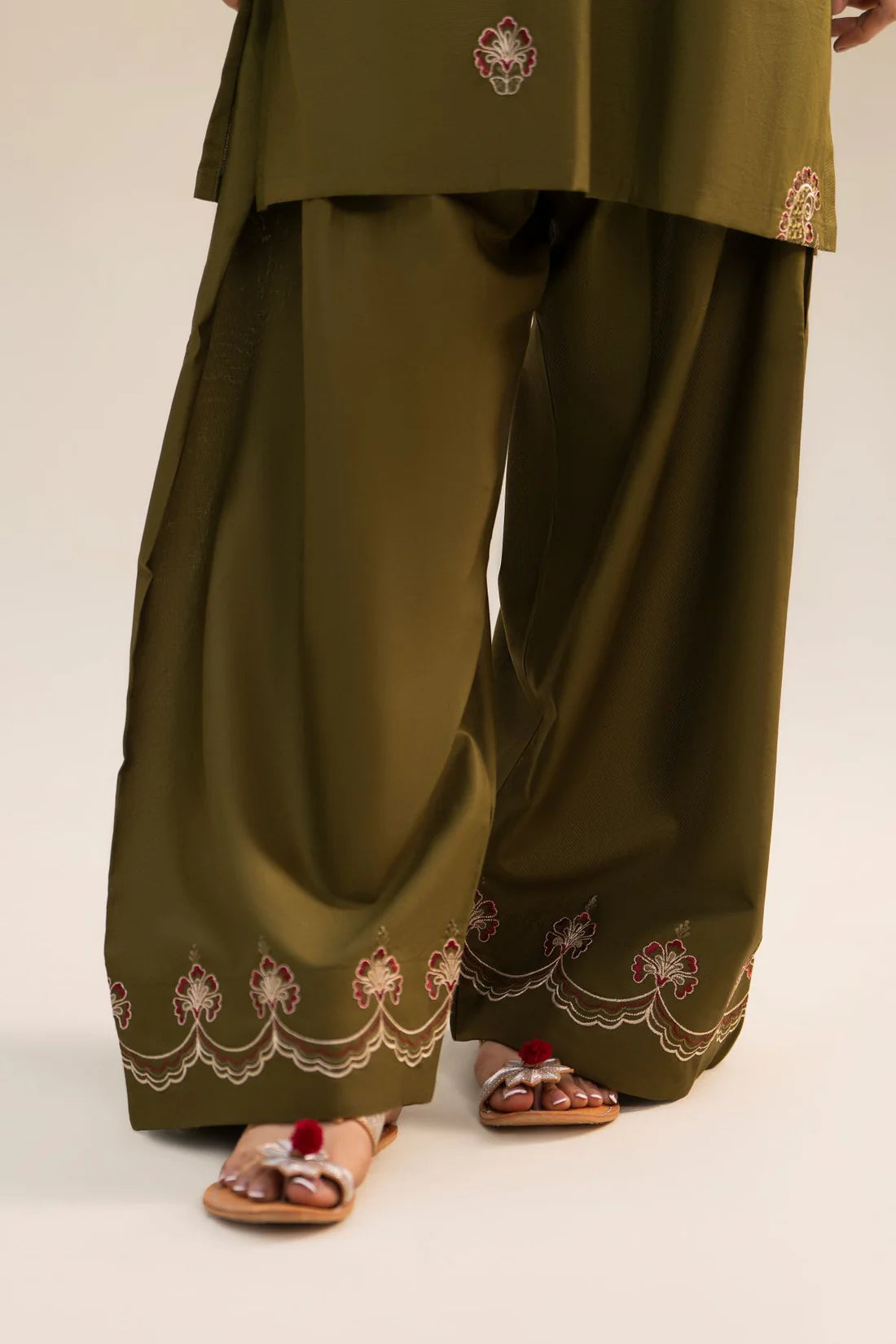 Zareen Olive – 2PC Dress