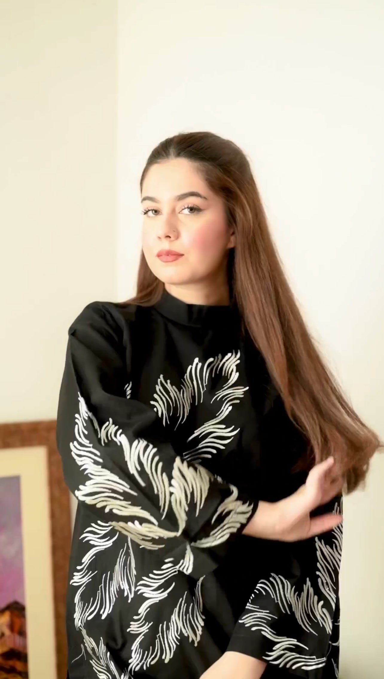 Midnight Bloom- 2PC dress