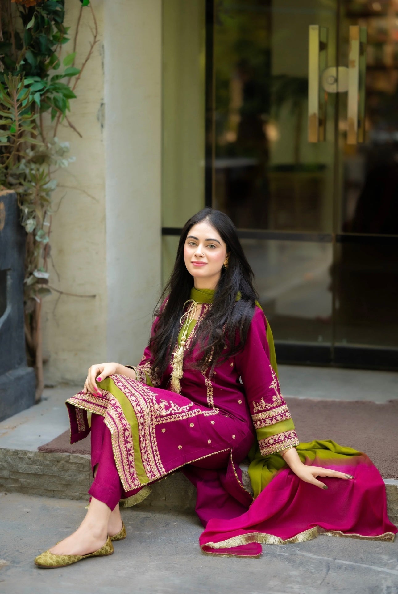 Garnet Charm – 3PC