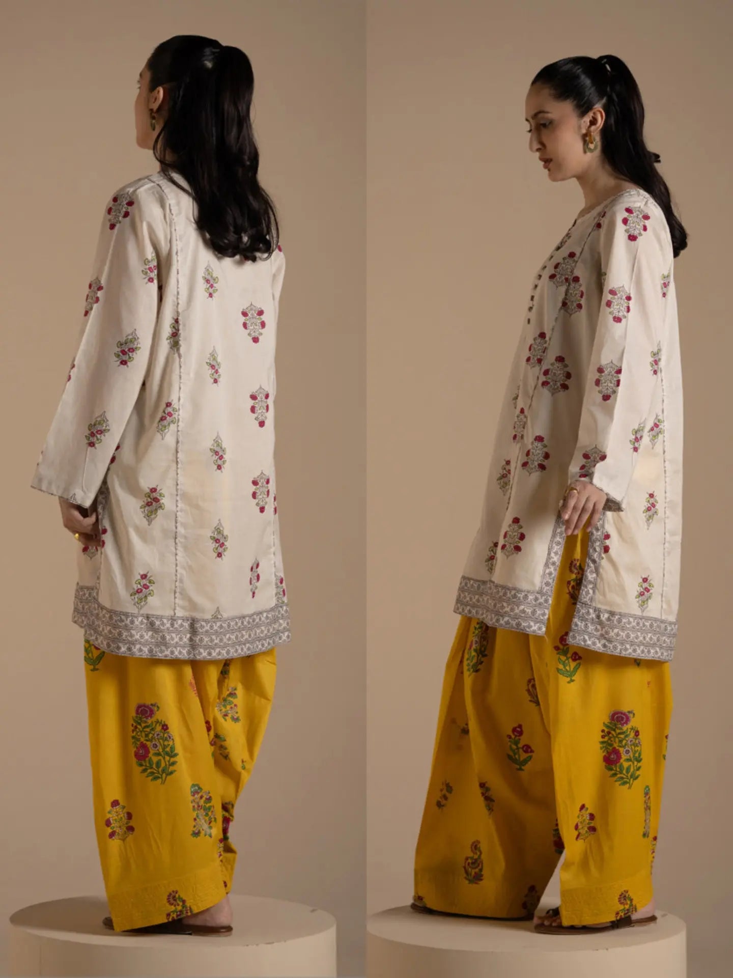 Sunehri 2PC – Printed Cotton 2 Piece Suit
