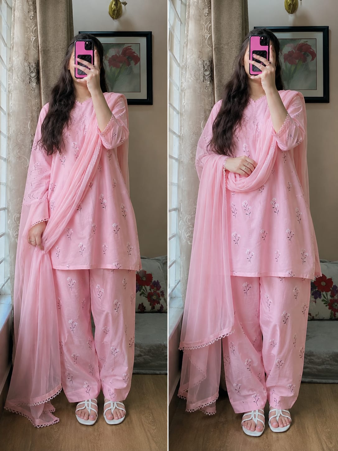 Pink Bahaar 3PC