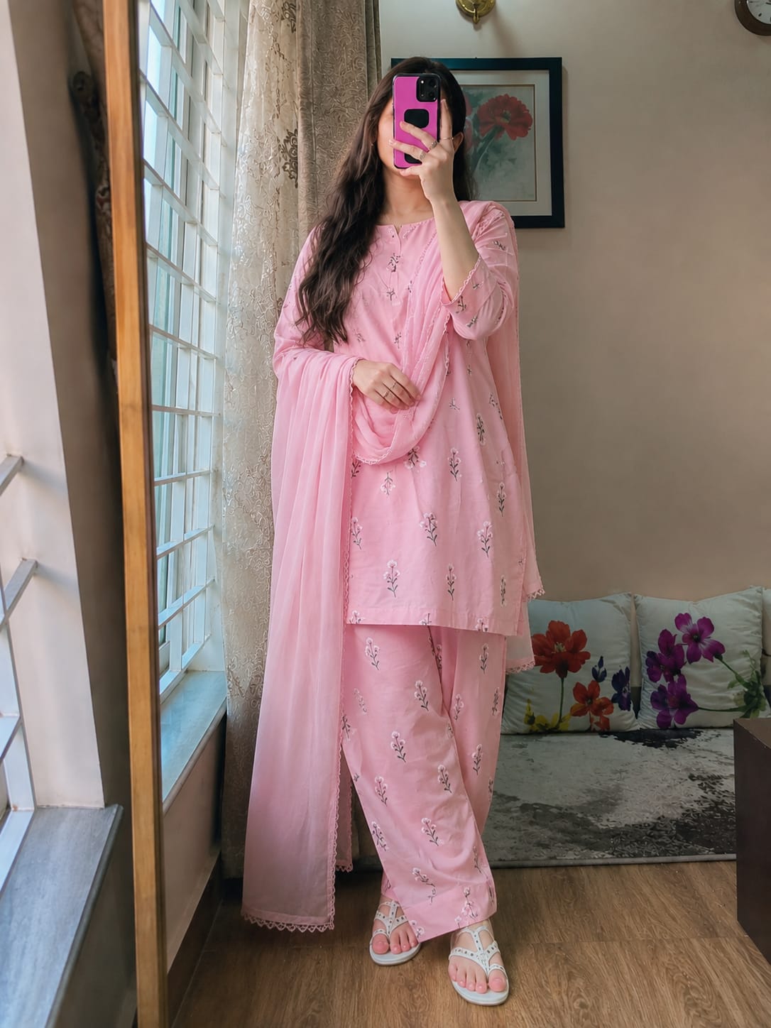 Pink Bahaar 3PC
