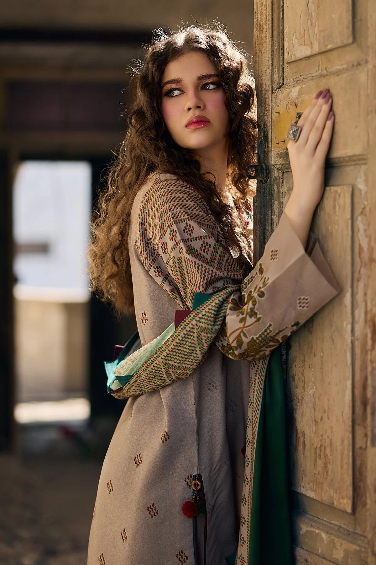 Zeenat  – Printed Grip 3PC dress