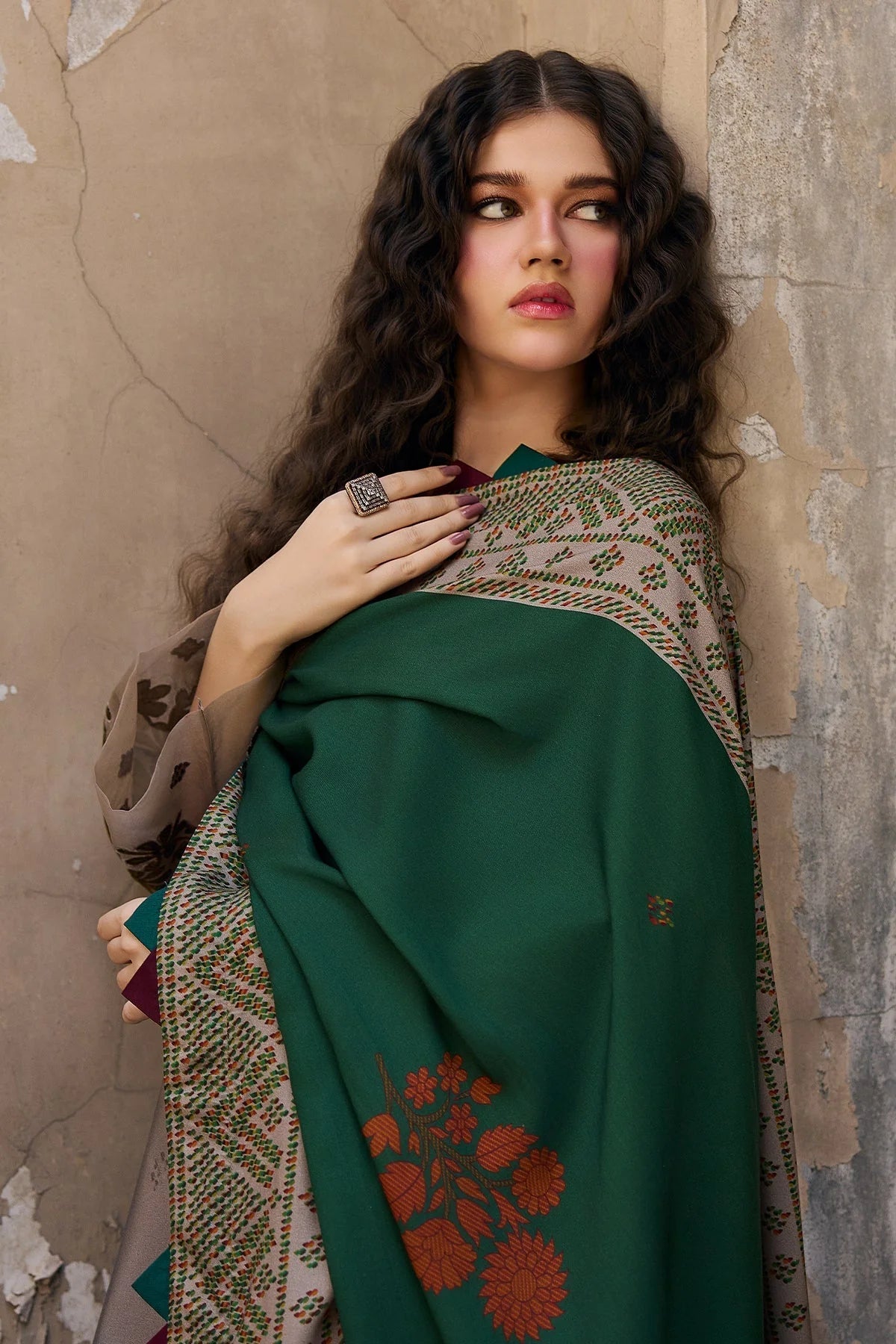 Zeenat  – Printed Grip 3PC dress