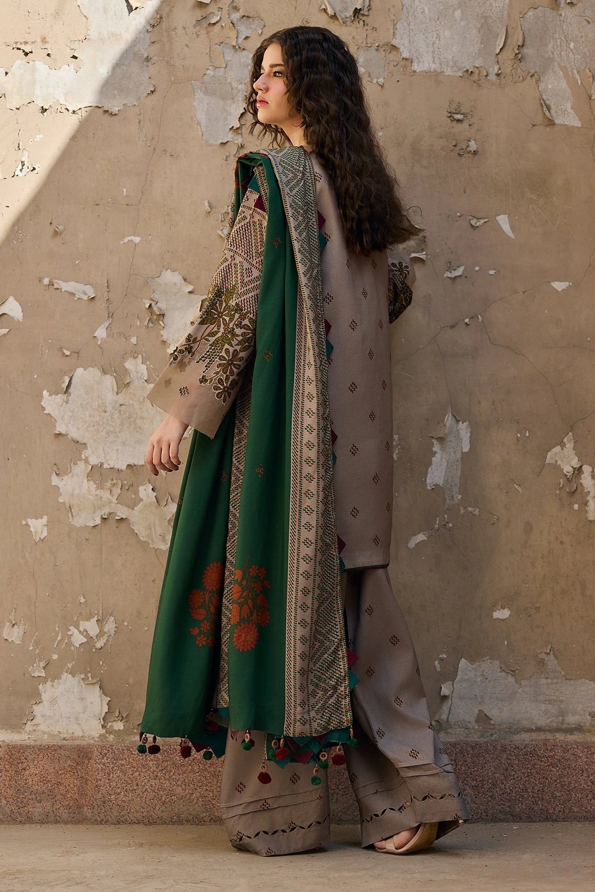 Zeenat  – Printed Grip 3PC dress