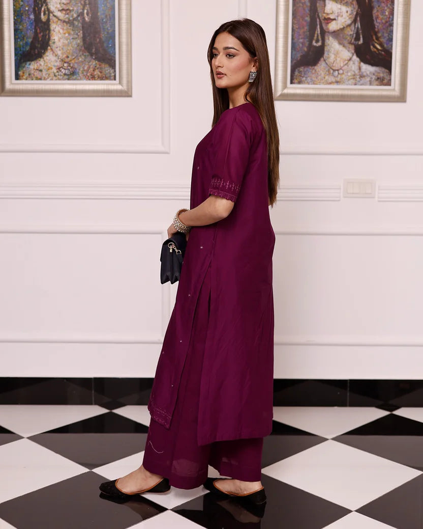 Maroon Aura 2PC